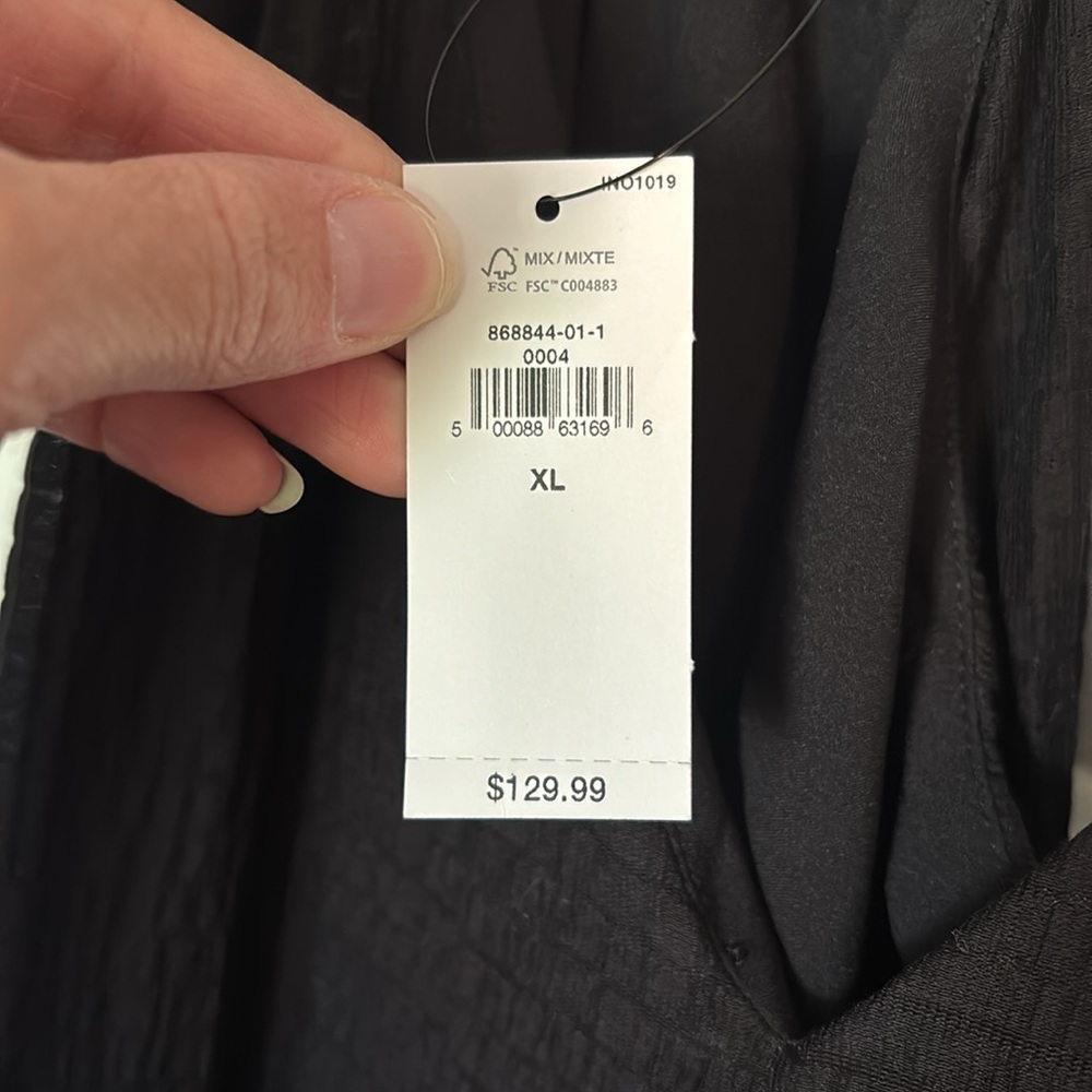 Banana Republic Black Sleeveless V-Neck Maxi Dress - Picture 3 of 5